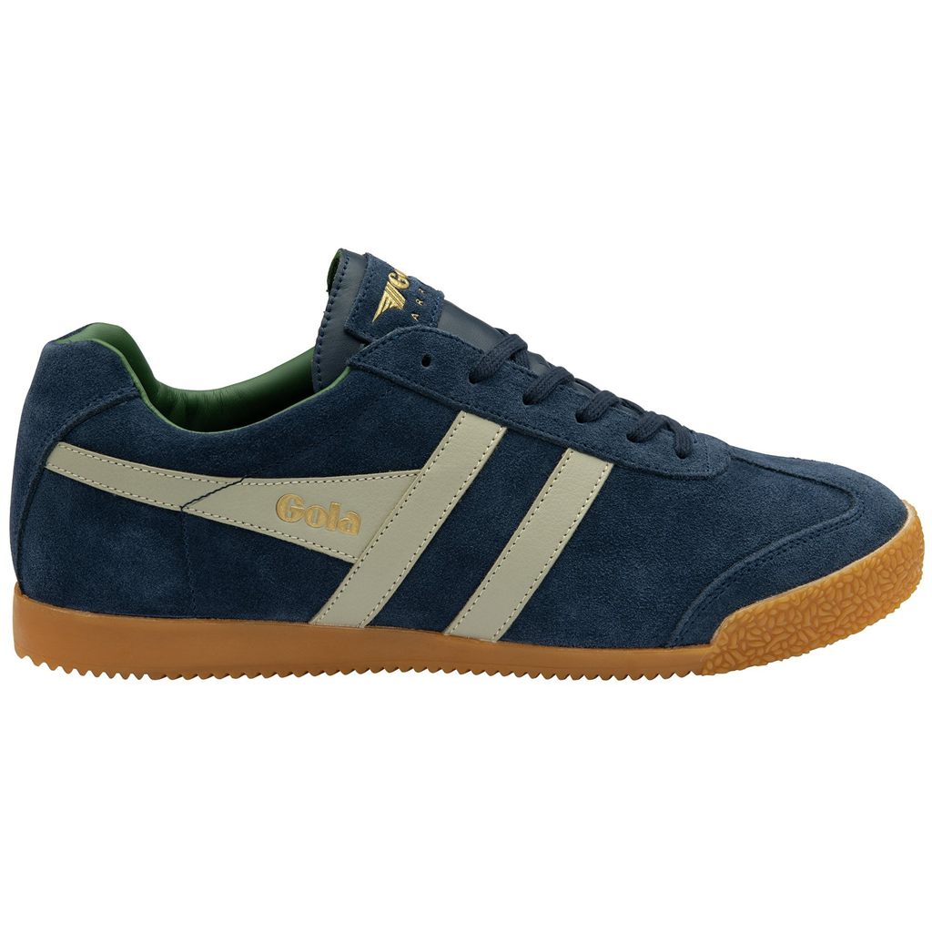 Gola Classics Harrier Suede Sneakers Marineblå Grå Norge | HKGQFM-510