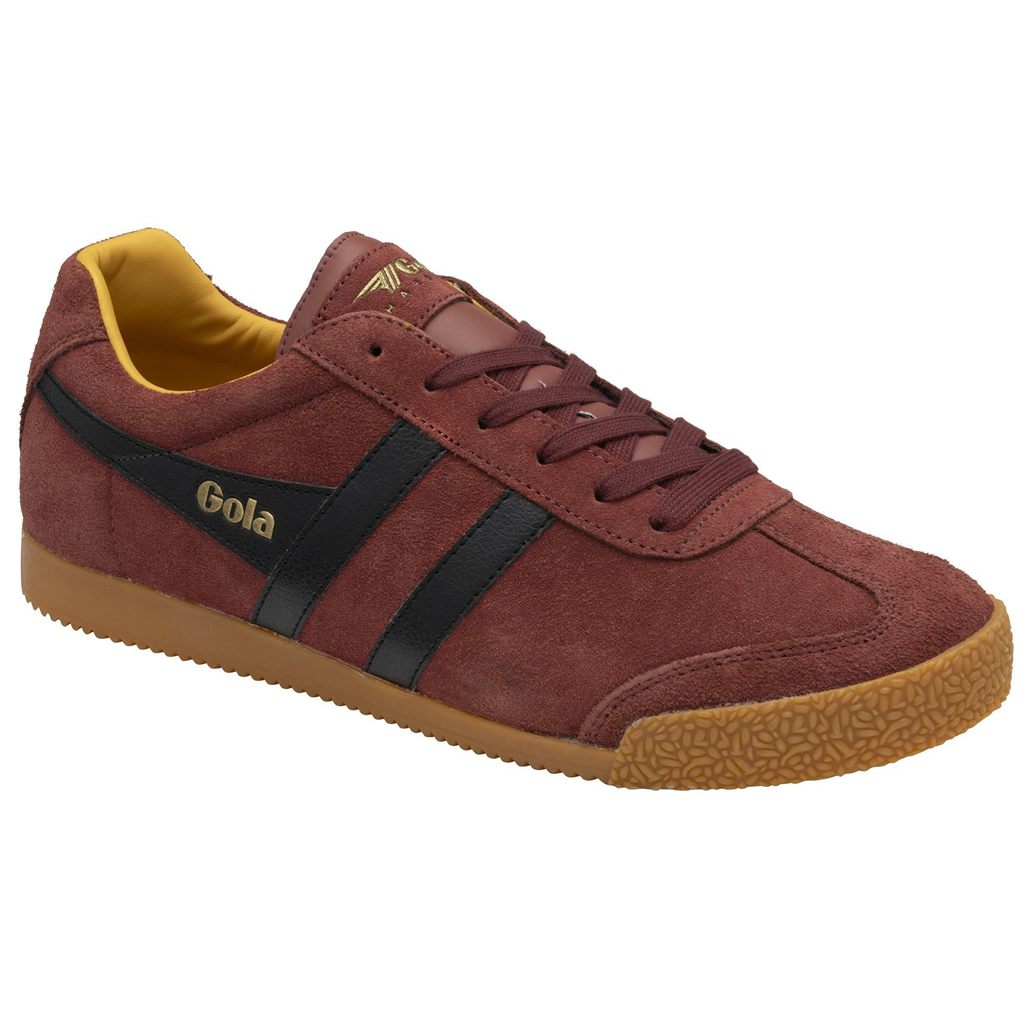 Gola Classics Harrier Suede Sneakers Rød Svarte Norge | ZIPTSJ-401