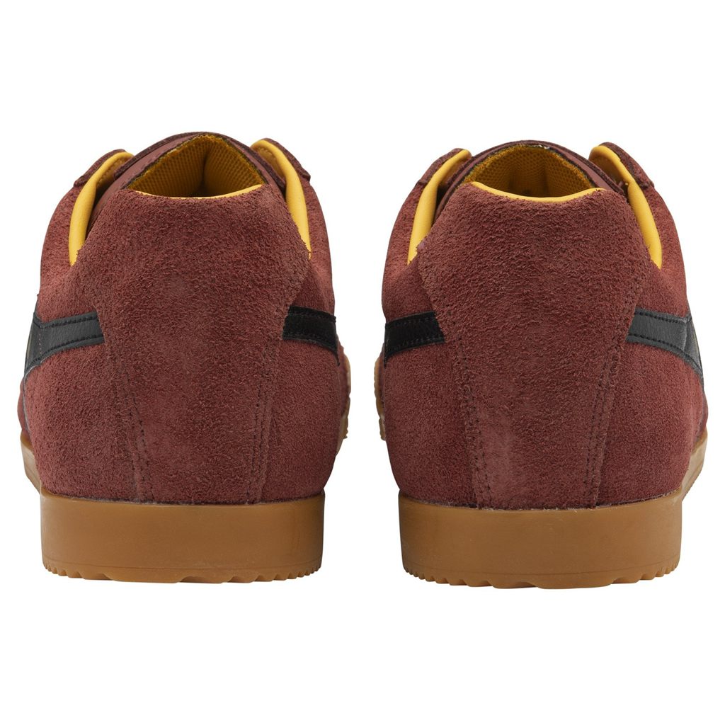 Gola Classics Harrier Suede Sneakers Rød Svarte Norge | ZIPTSJ-401
