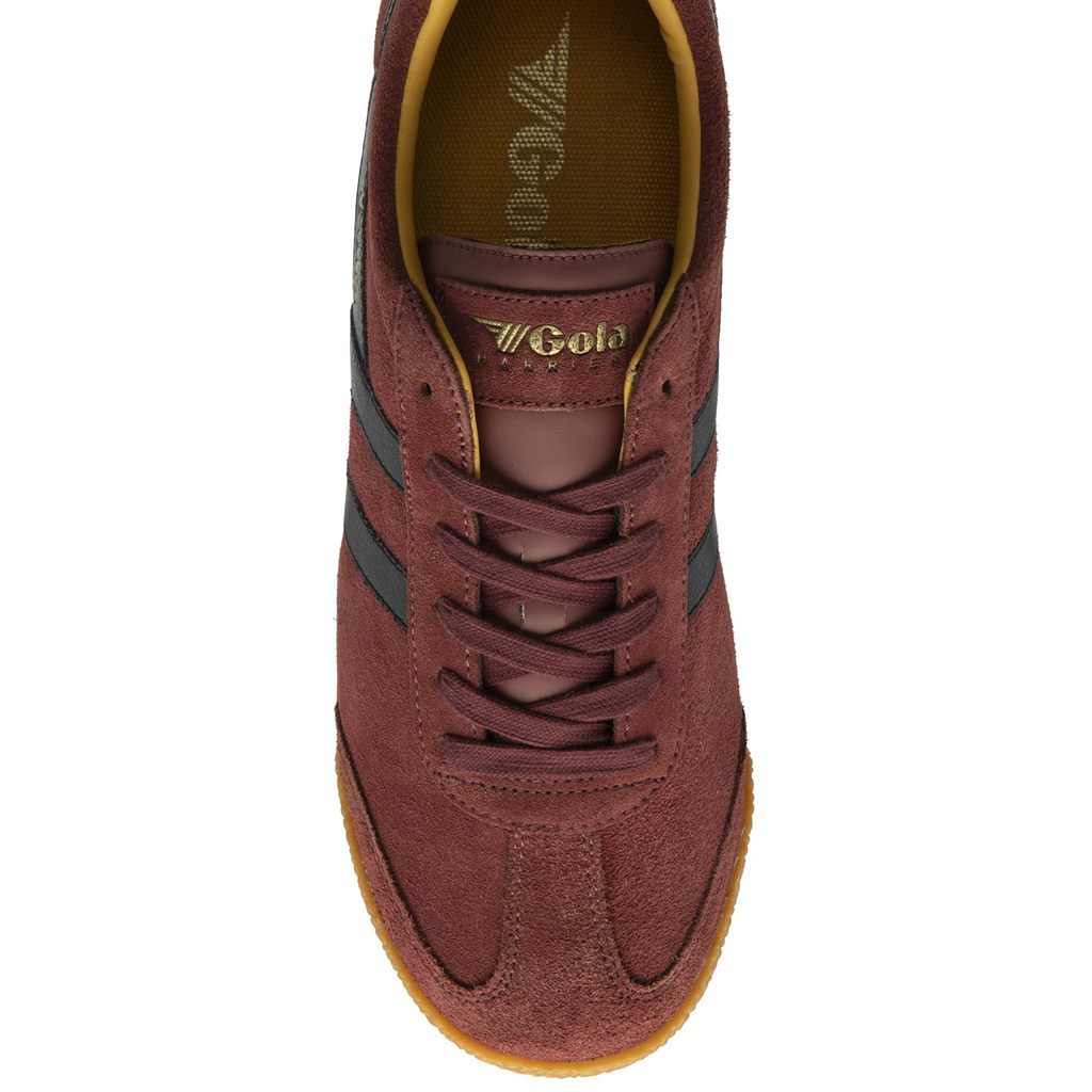 Gola Classics Harrier Suede Sneakers Rød Svarte Norge | ZIPTSJ-401