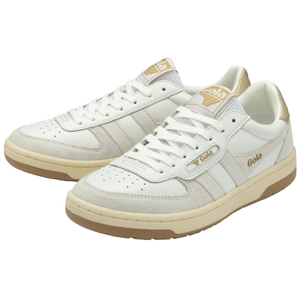 Gola Classics Hawk Sneakers Hvite Gull Norge | NYZISP-725