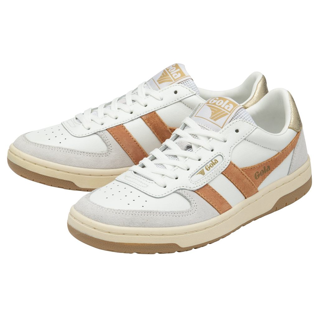 Gola Classics Hawk Sneakers Hvite Gull Norge | FPISJH-423