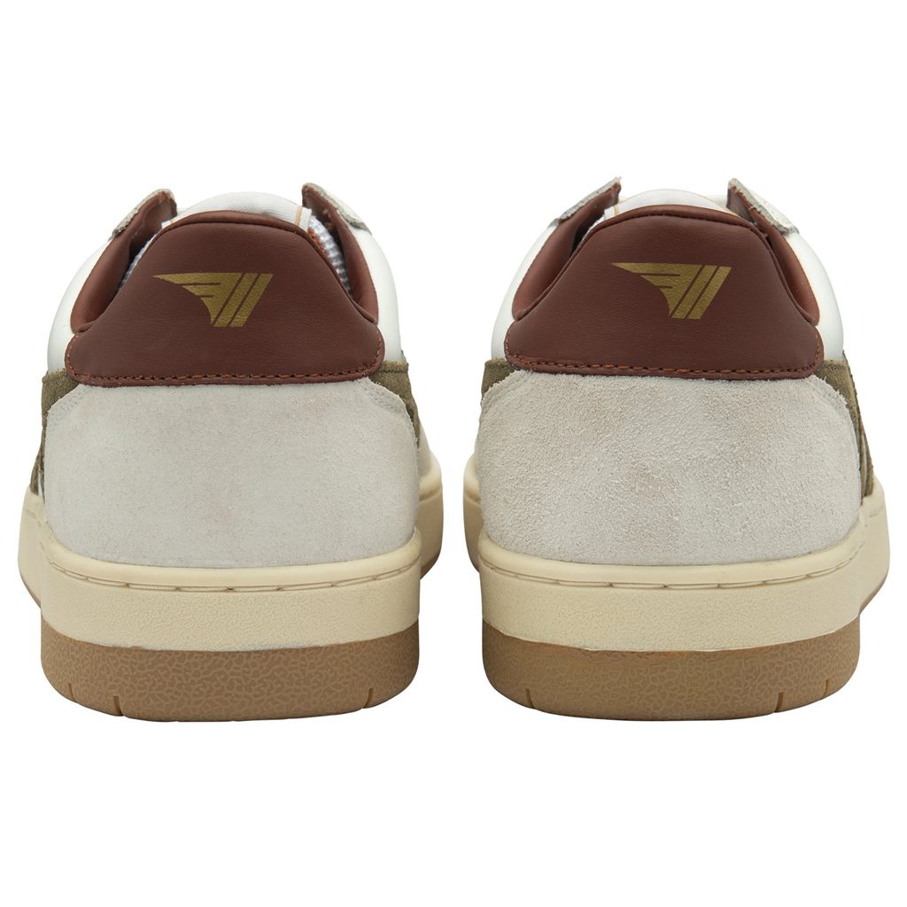Gola Classics Hawk Sneakers Hvite Khaki Norge | KZFYVQ-612