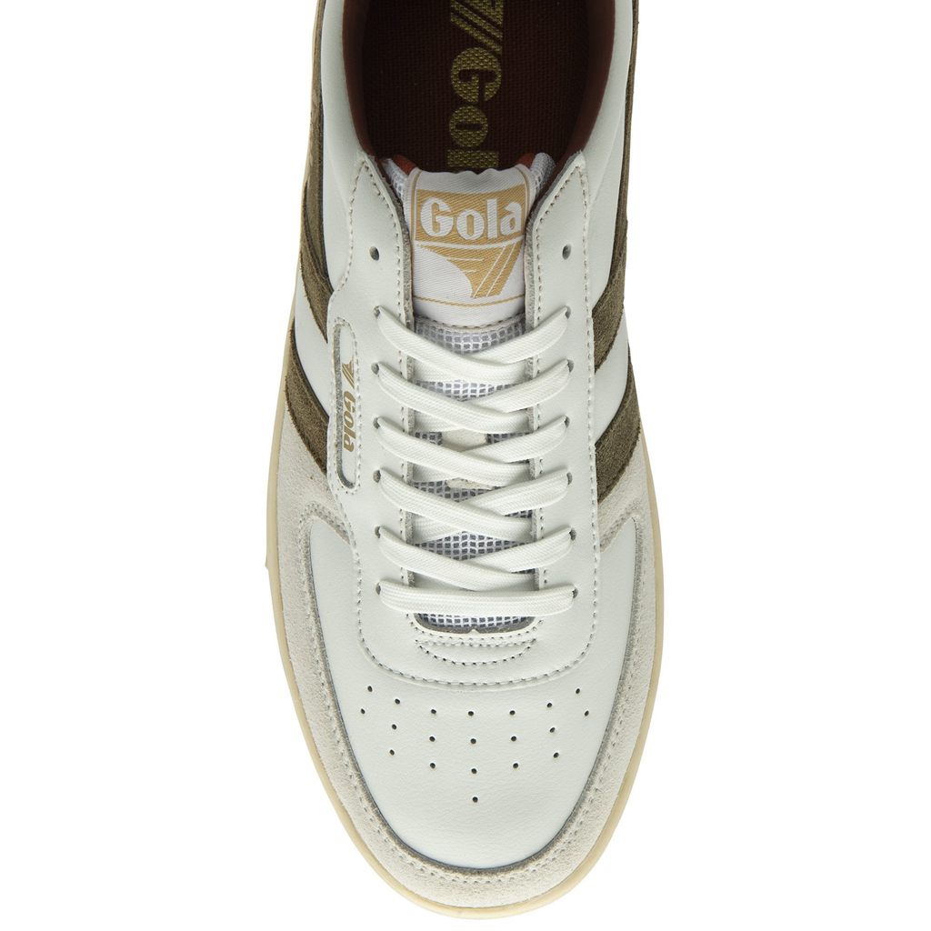 Gola Classics Hawk Sneakers Hvite Khaki Norge | KZFYVQ-612
