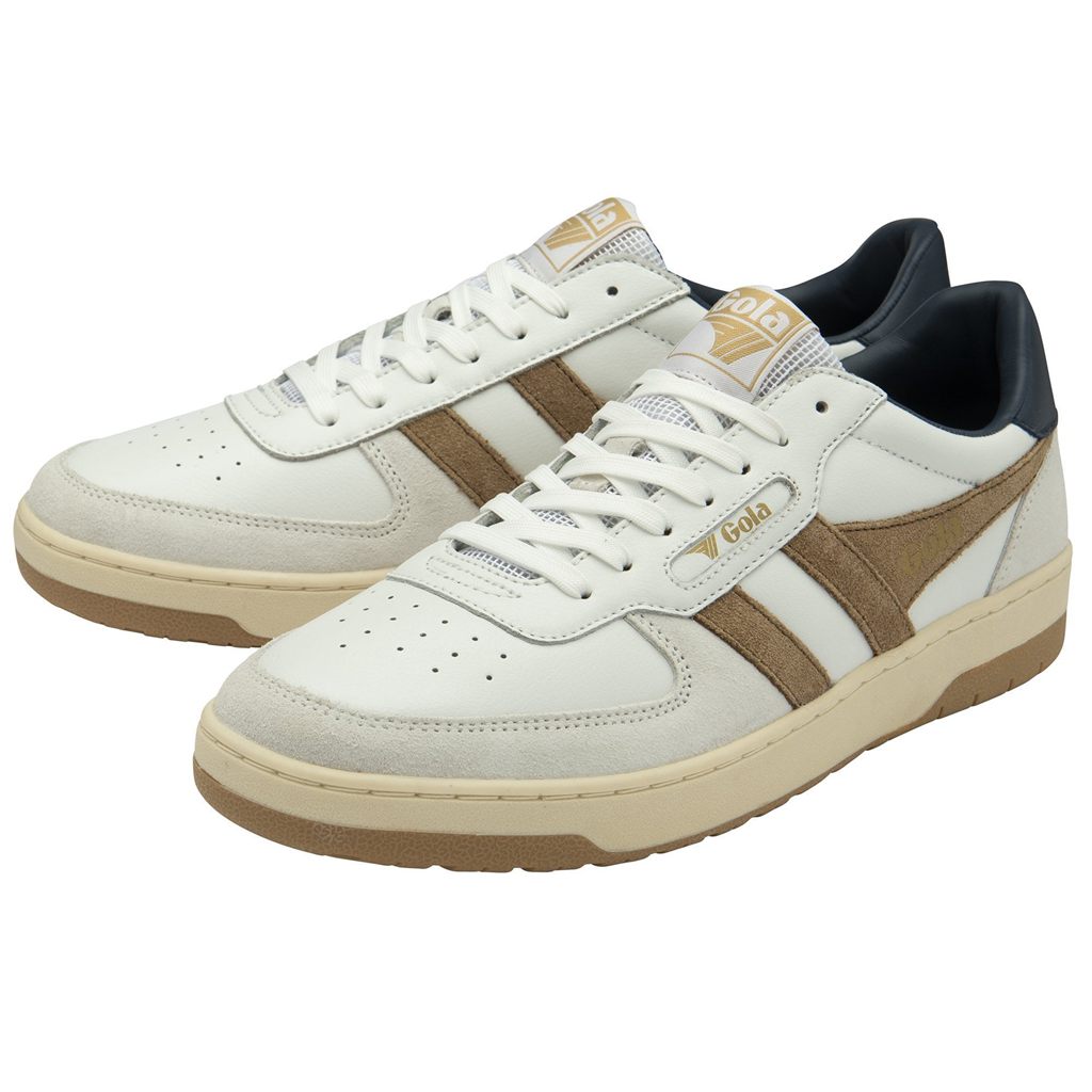 Gola Classics Hawk Sneakers Hvite Marineblå Norge | LNMVZX-798