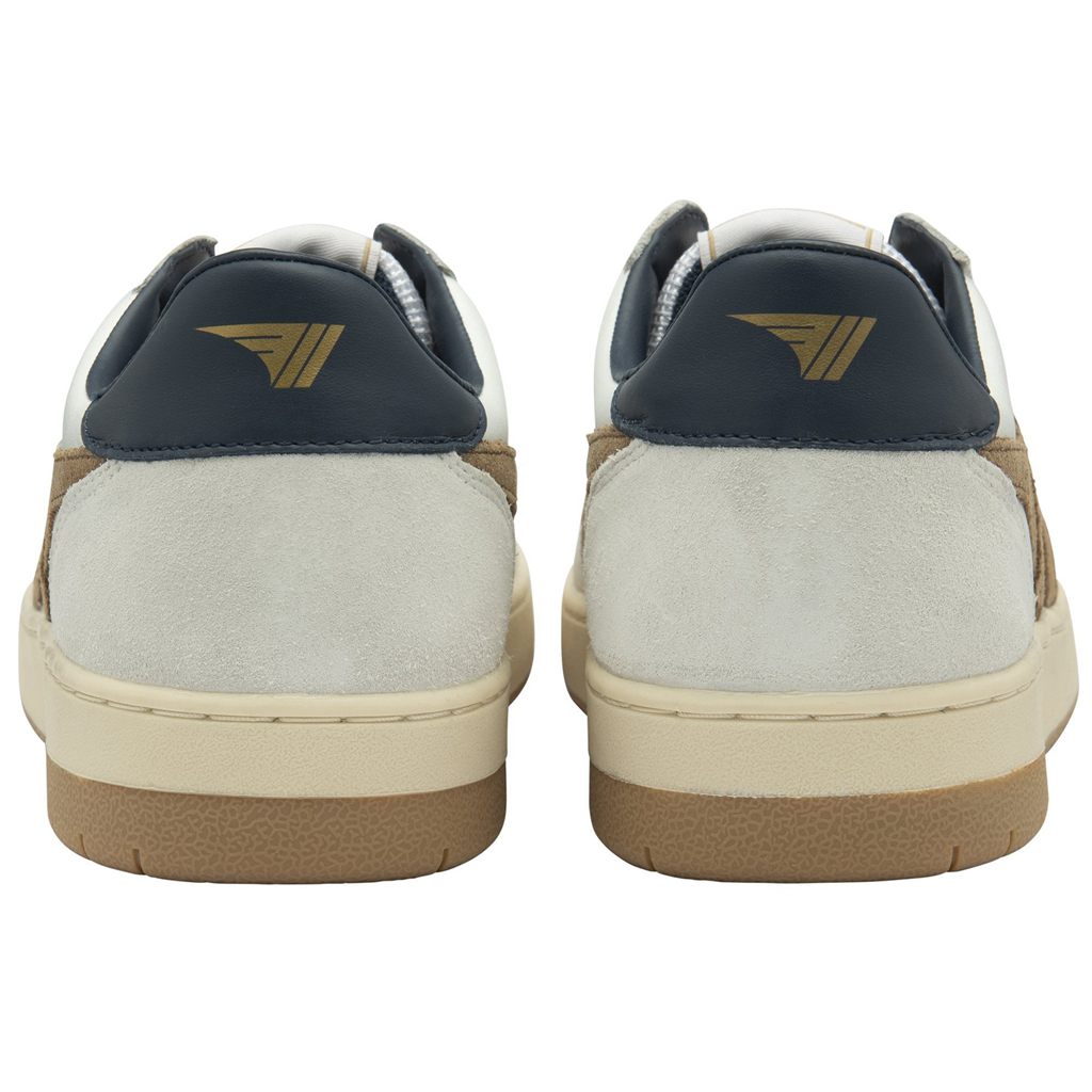 Gola Classics Hawk Sneakers Hvite Marineblå Norge | LNMVZX-798
