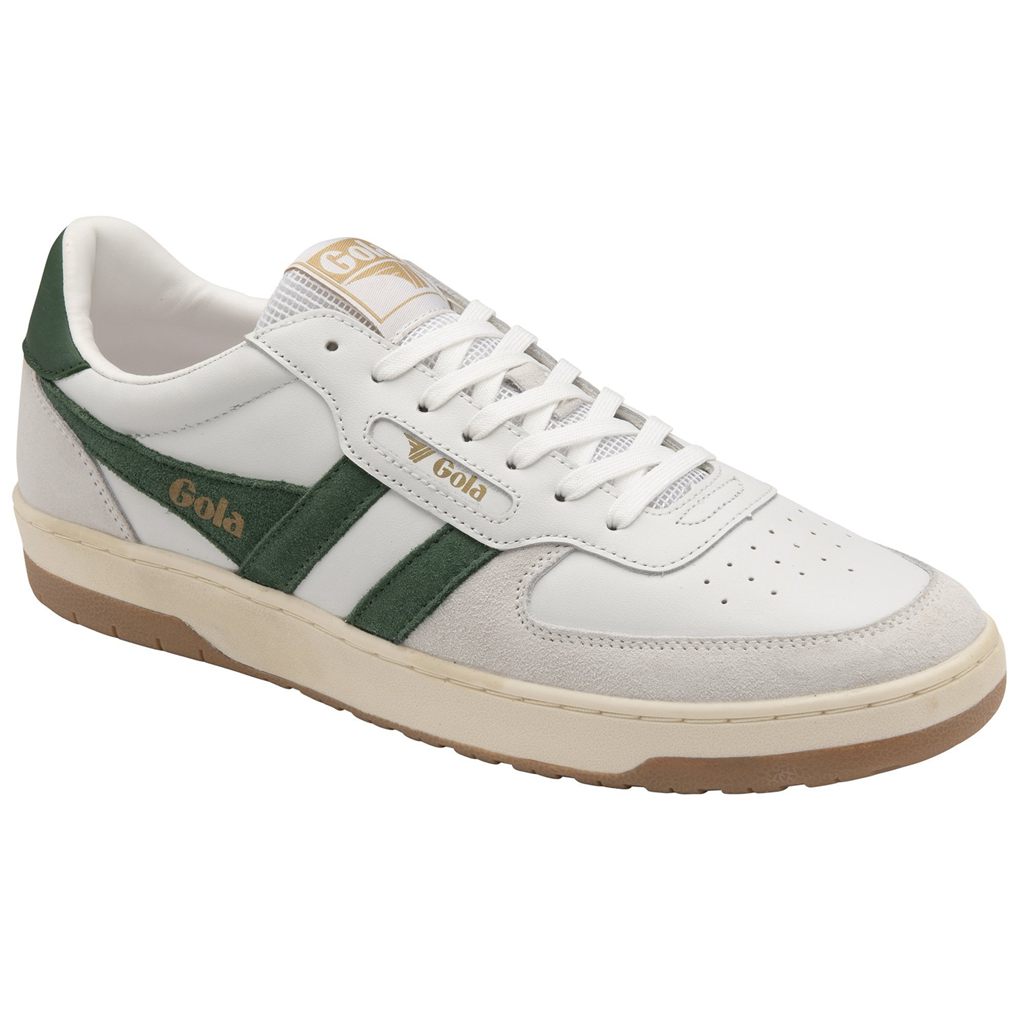 Gola Classics Hawk Sneakers Hvite Mørke Grønn Norge | LYBDPR-821