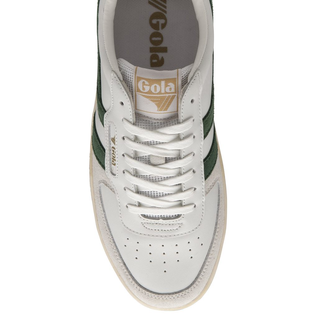 Gola Classics Hawk Sneakers Hvite Mørke Grønn Norge | LYBDPR-821