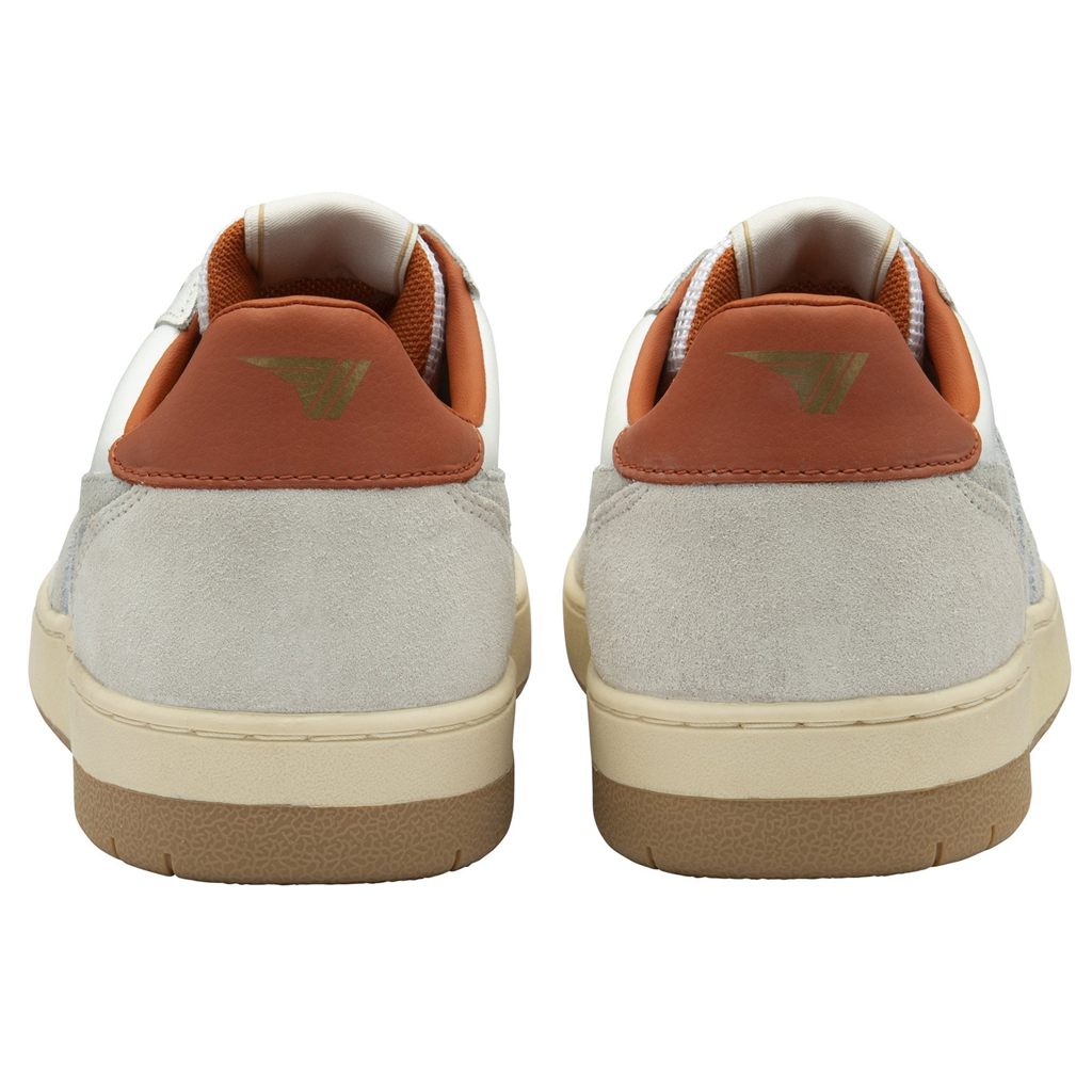Gola Classics Hawk Sneakers Hvite Oransje Norge | OXVDSP-948