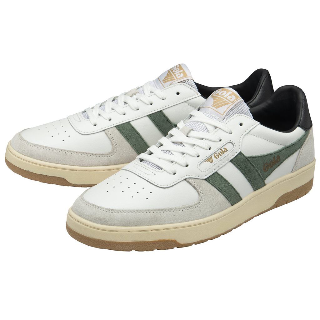 Gola Classics Hawk Sneakers Hvite Svarte Norge | QVJMSZ-403