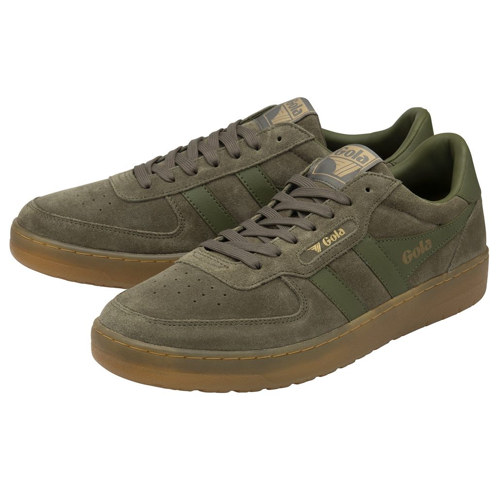 Gola Classics Hawk Suede '86 Sneakers Khaki Norge | NOEVMJ-823