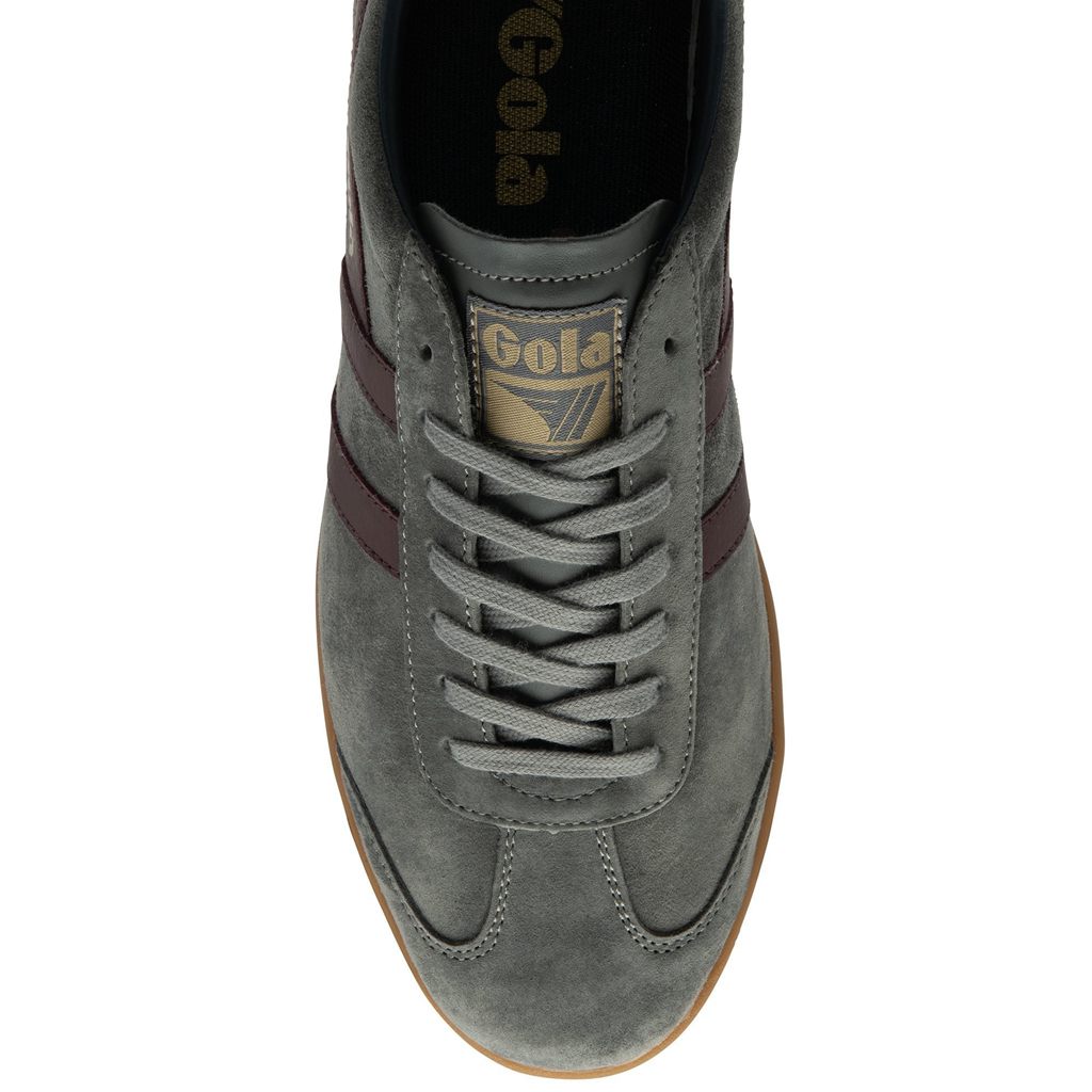 Gola Classics Hurricane Suede Sneakers Burgunder Marineblå Norge | LKAVID-391