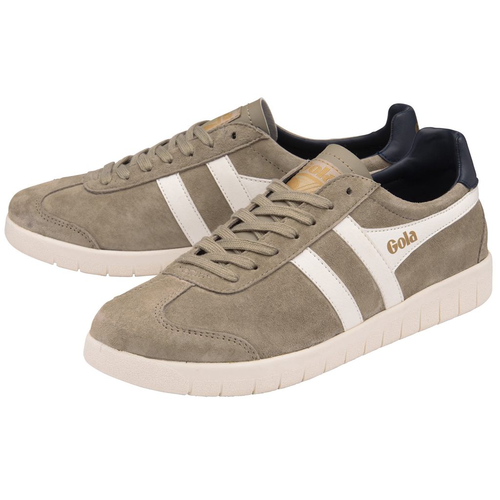 Gola Classics Hurricane Suede Sneakers Hvite Marineblå Norge | OWRCMS-576