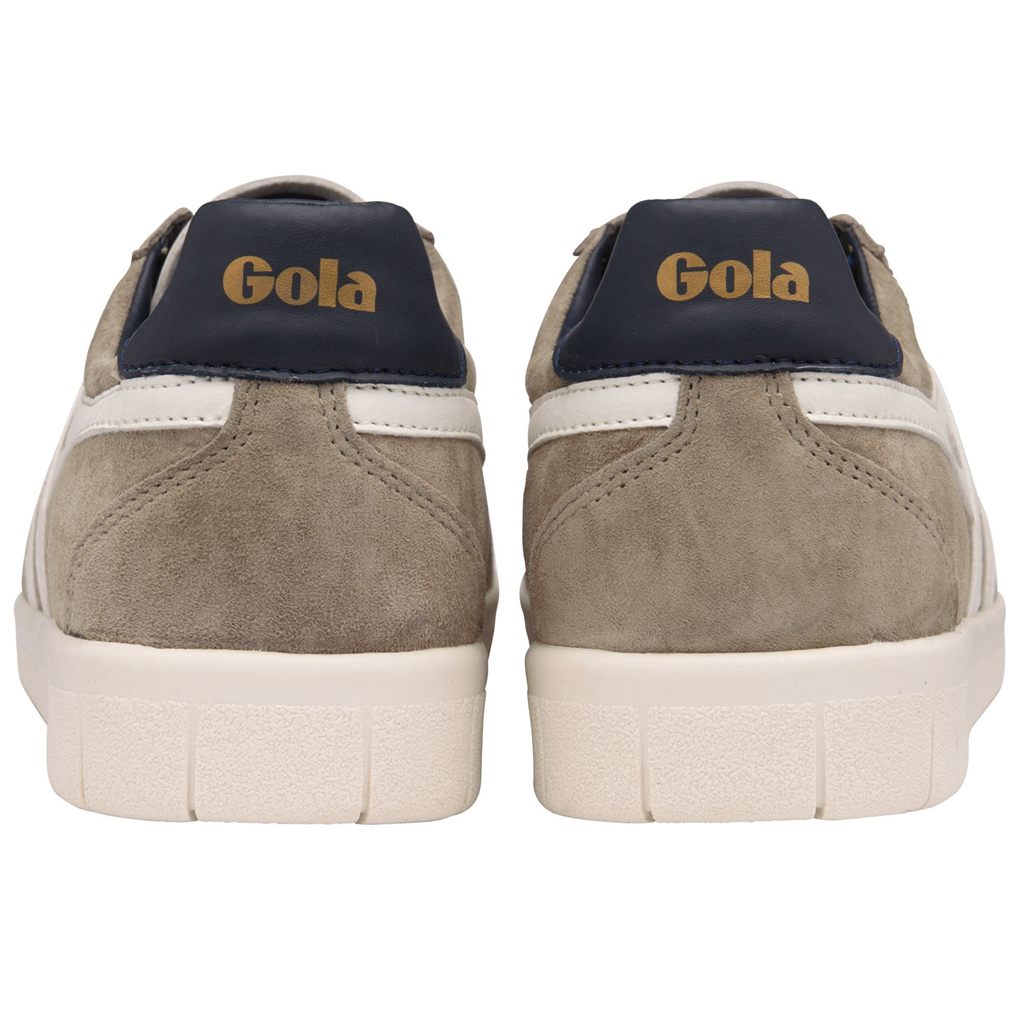 Gola Classics Hurricane Suede Sneakers Hvite Marineblå Norge | OWRCMS-576