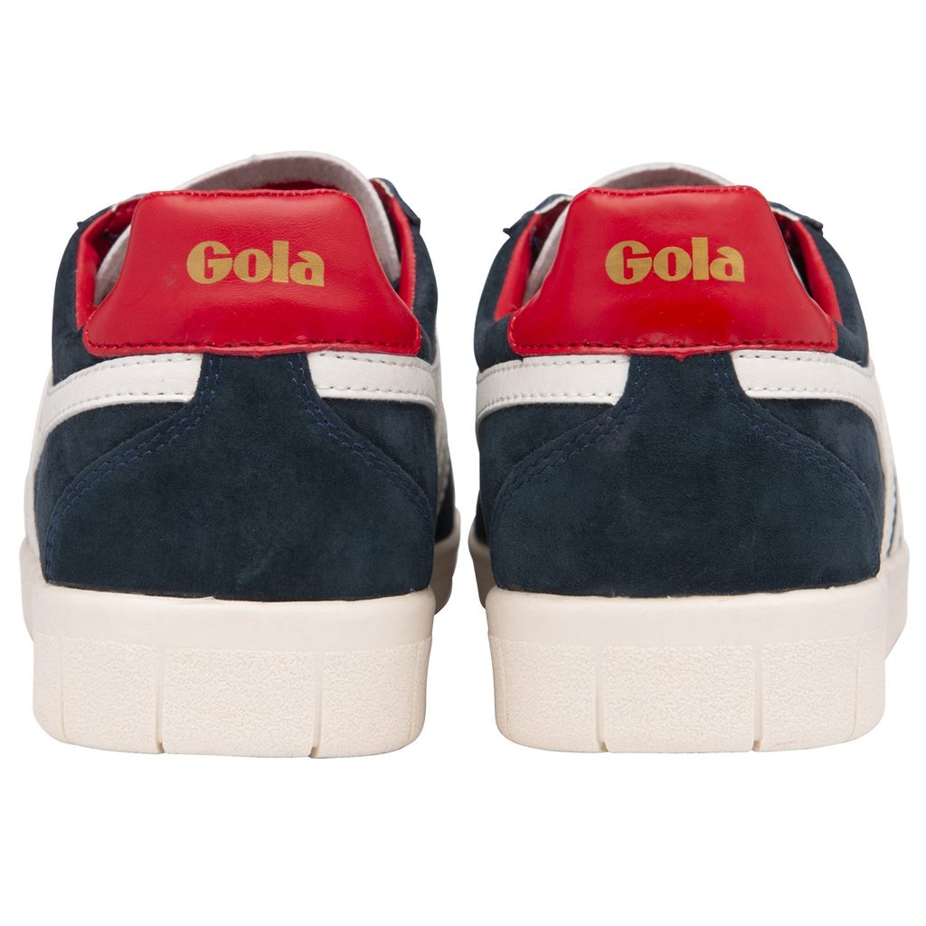 Gola Classics Hurricane Suede Sneakers Marineblå Hvite Dyp Rød Norge | TWODMX-682