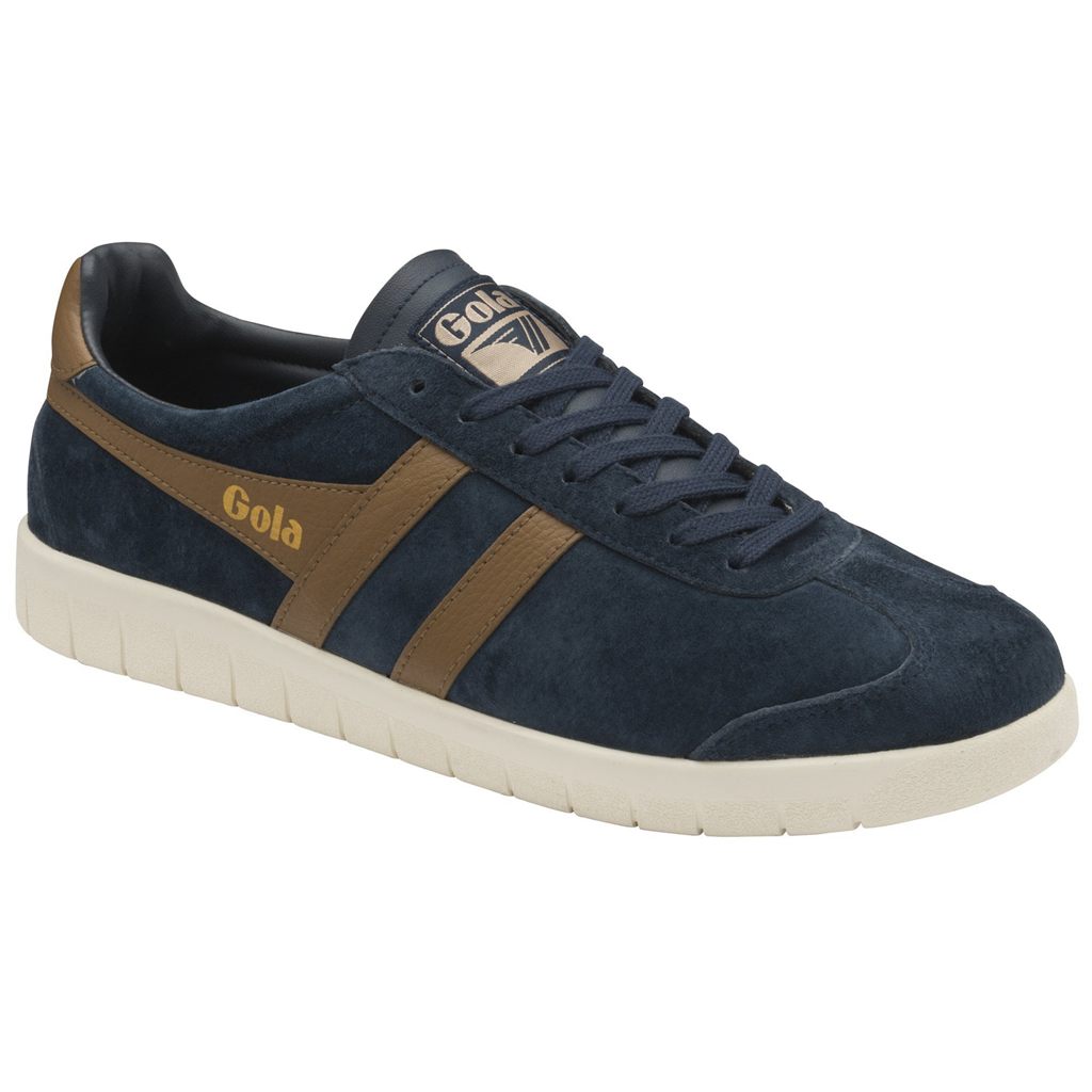 Gola Classics Hurricane Suede Sneakers Marineblå Hvite Norge | OBZESU-672