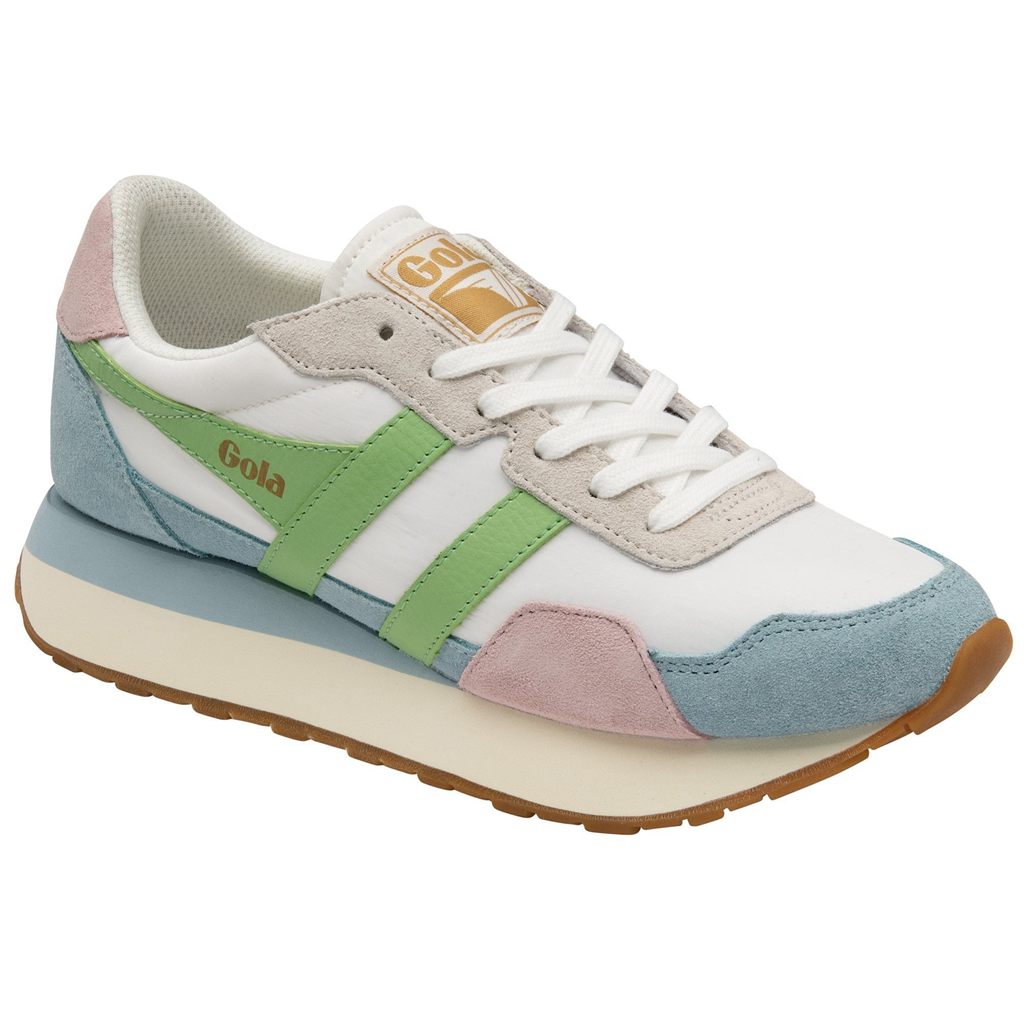 Gola Classics Indiana Sneakers Hvite Blå Grønn Norge | JBFHYP-470