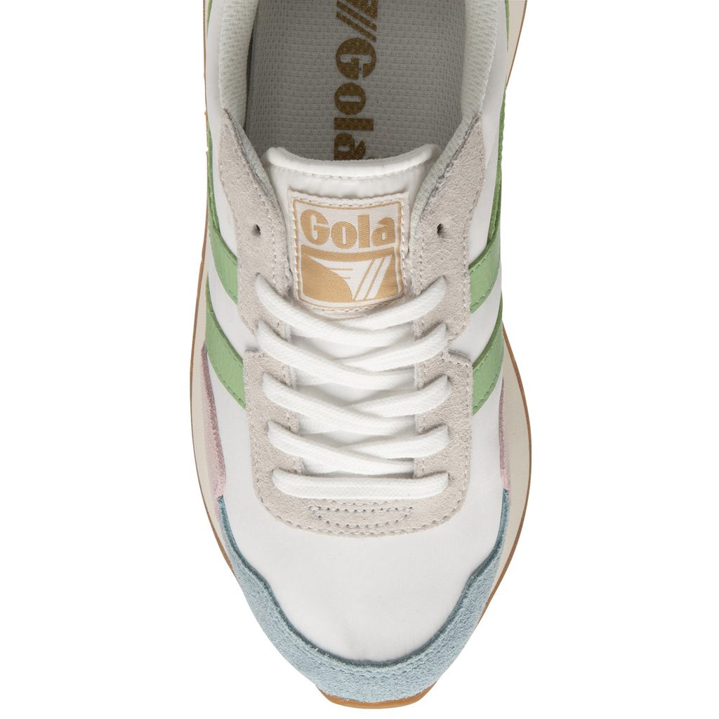 Gola Classics Indiana Sneakers Hvite Blå Grønn Norge | JBFHYP-470