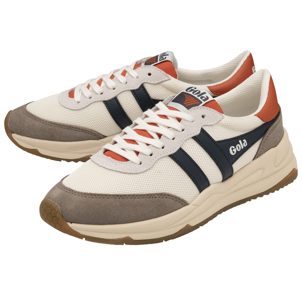 Gola Classics Jupiter Sneakers Hvite Marineblå Norge | BKRIPL-849