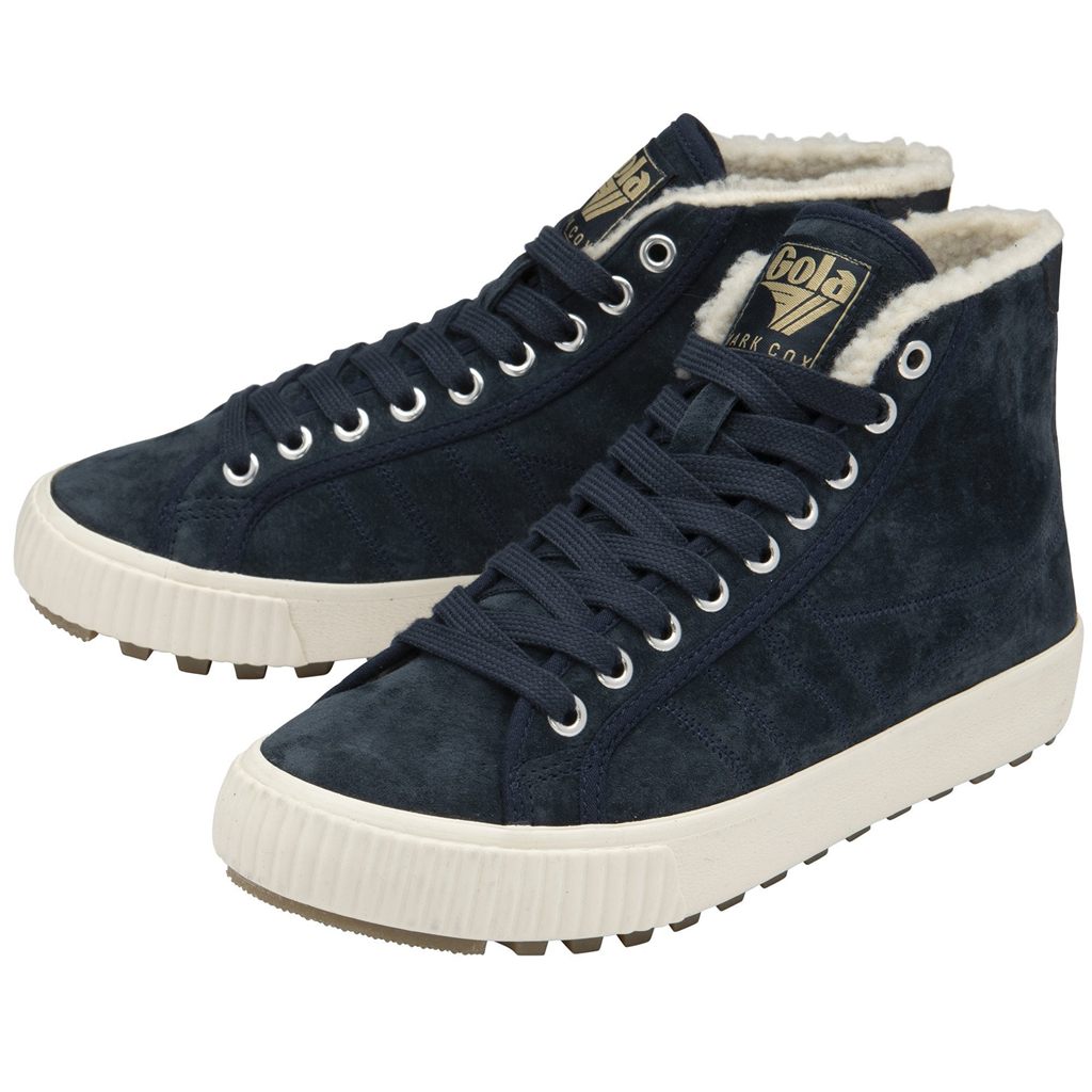 Gola Classics Nordic High Plimsolls Shoes Marineblå Norge | ELTSPA-234