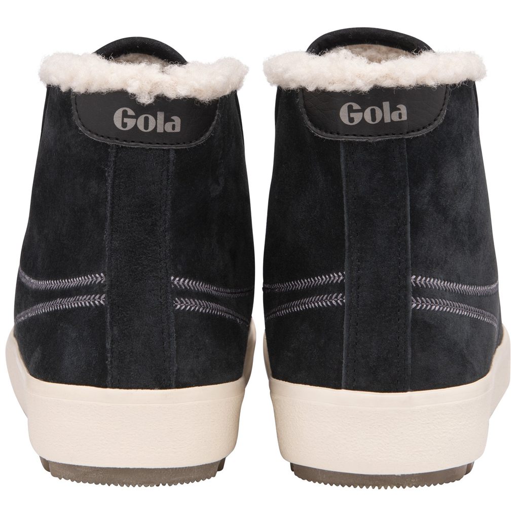 Gola Classics Nordic High Plimsolls Shoes Svarte Norge | AMVUKT-042
