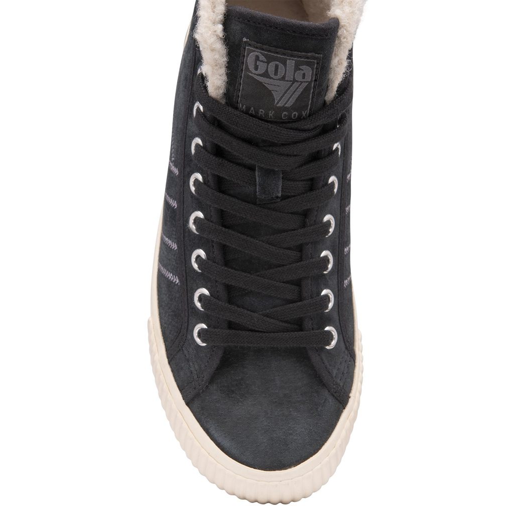 Gola Classics Nordic High Plimsolls Shoes Svarte Norge | AMVUKT-042