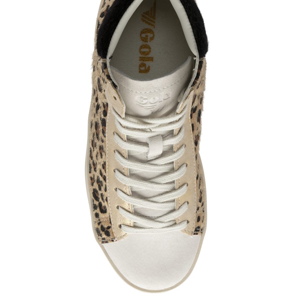 Gola Classics Nova High Oasis Sneakers Hvite Leopard Norge | FQYSBG-841