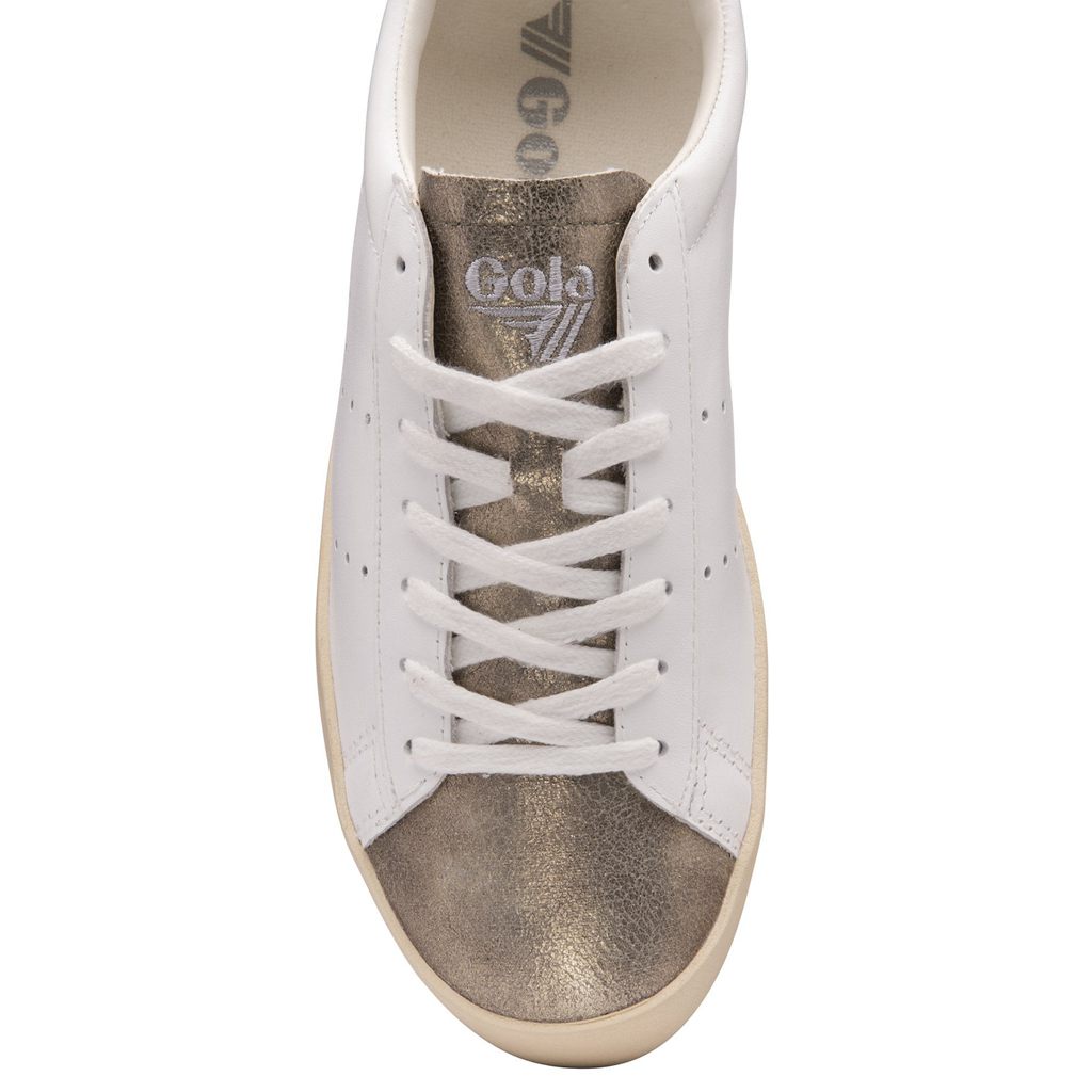 Gola Classics Nova Metallic Sneakers Hvite Gull Norge | GSPRUA-845