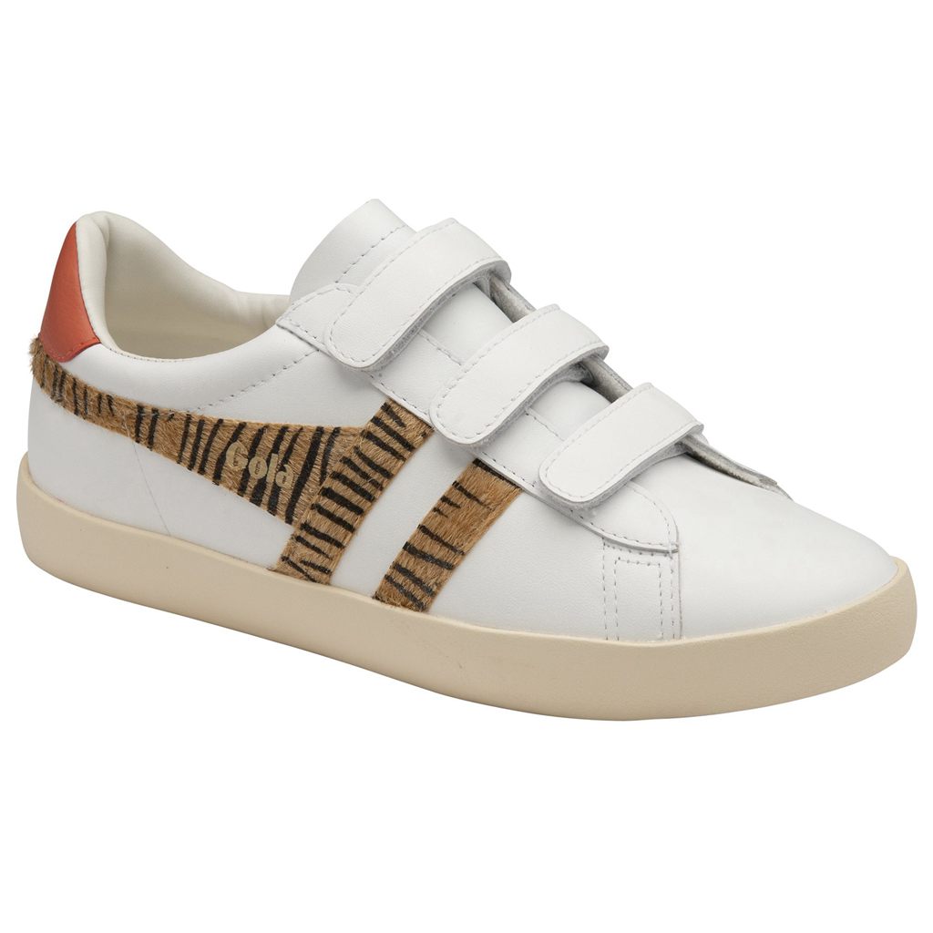 Gola Classics Nova Strap Safari Sneakers Hvite Korall Norge | IRYEQN-159