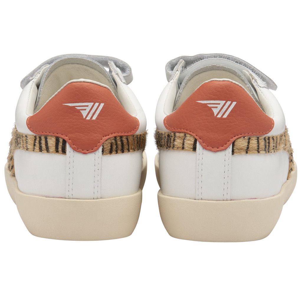 Gola Classics Nova Strap Safari Sneakers Hvite Korall Norge | IRYEQN-159