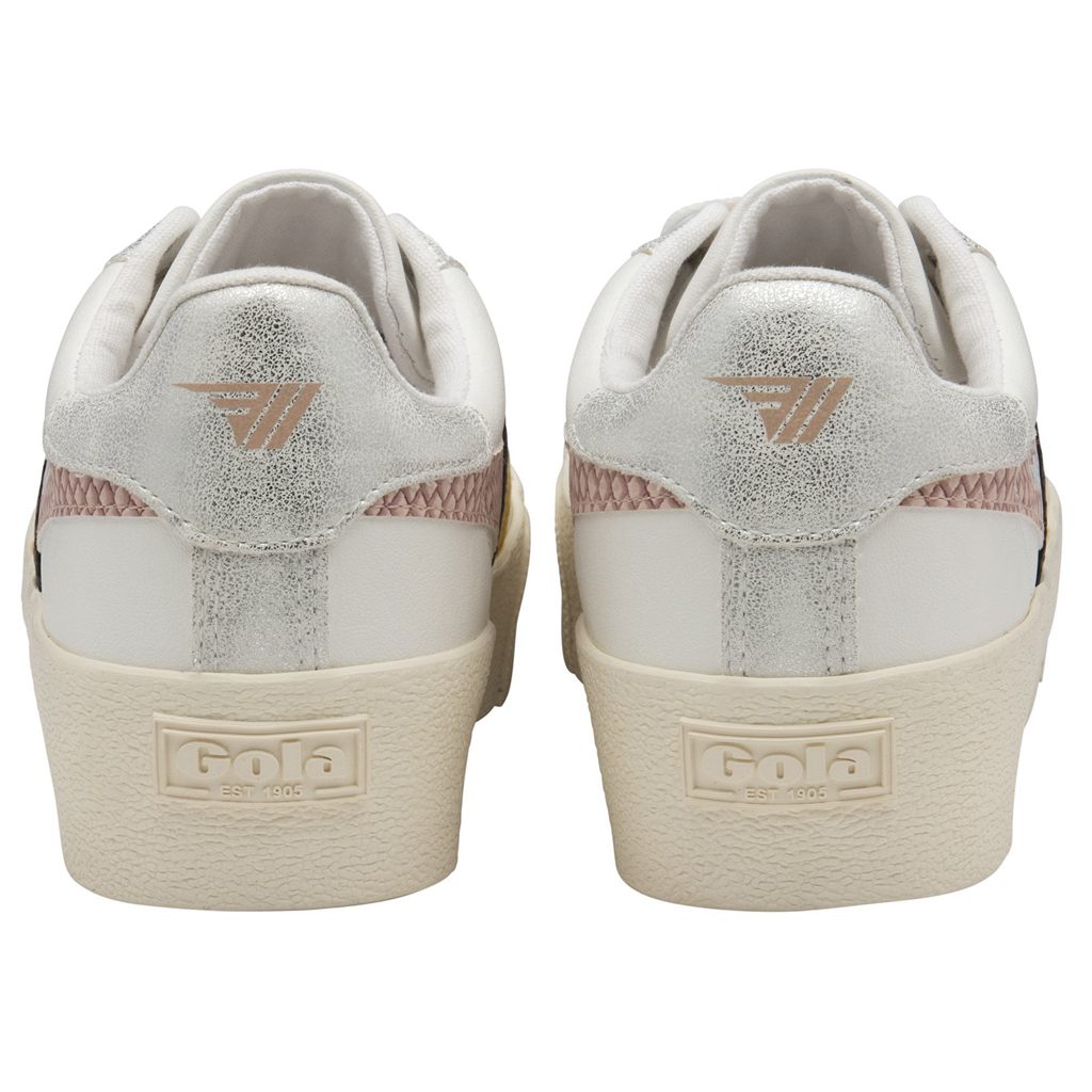 Gola Classics Orchid Platform Trident Snake Sneakers Hvite Rosa Norge | EIGUVK-462