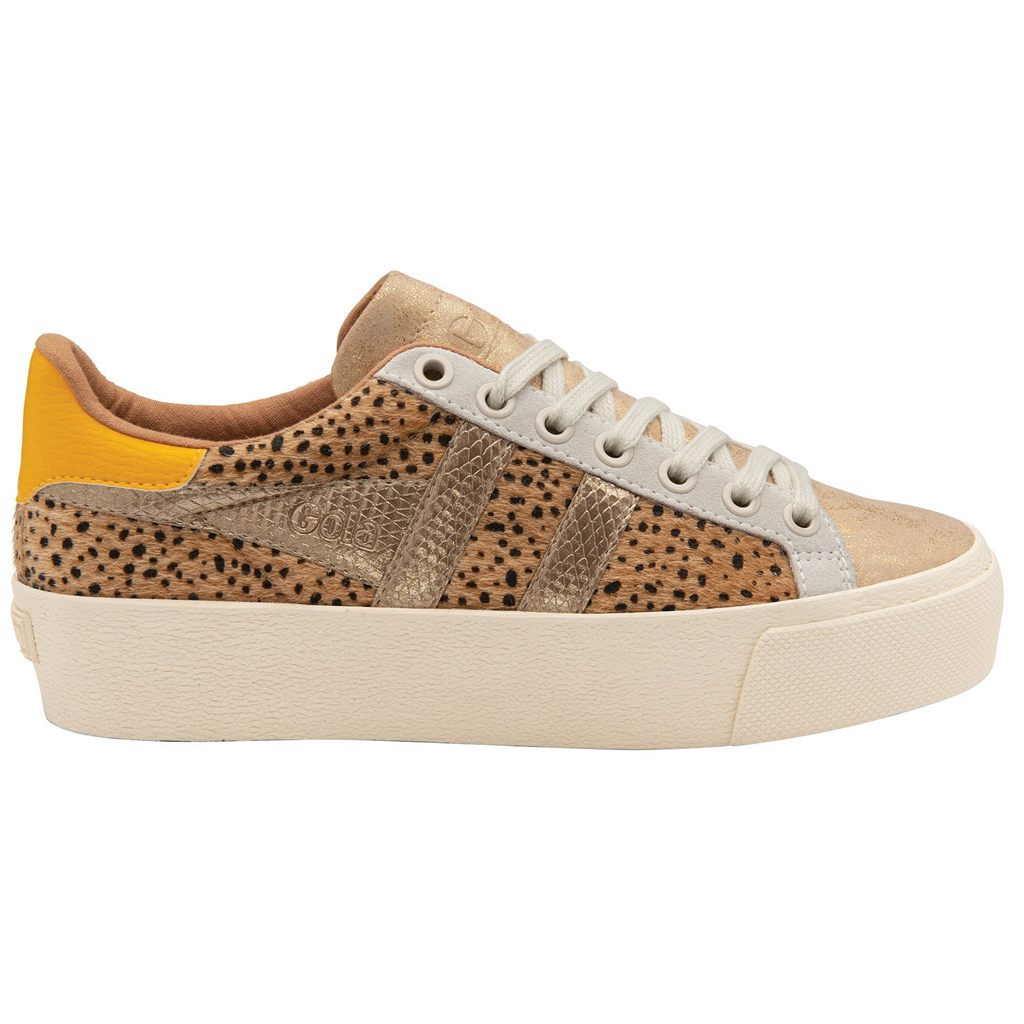 Gola Classics Orchid Platform Tropic Sneakers Gull Norge | DSJMHC-852