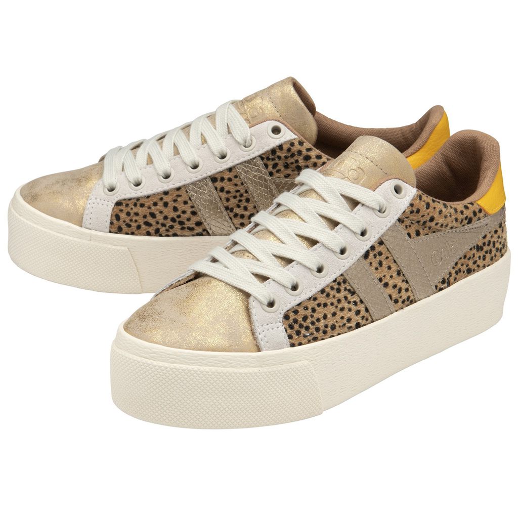 Gola Classics Orchid Platform Tropic Sneakers Gull Norge | DSJMHC-852