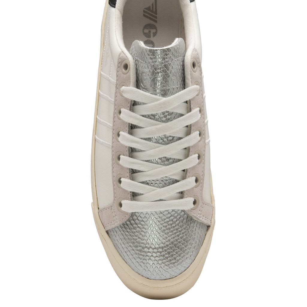 Gola Classics Orchid Platform Viper Sneakers Hvite Sølv Norge | SFGLMX-209
