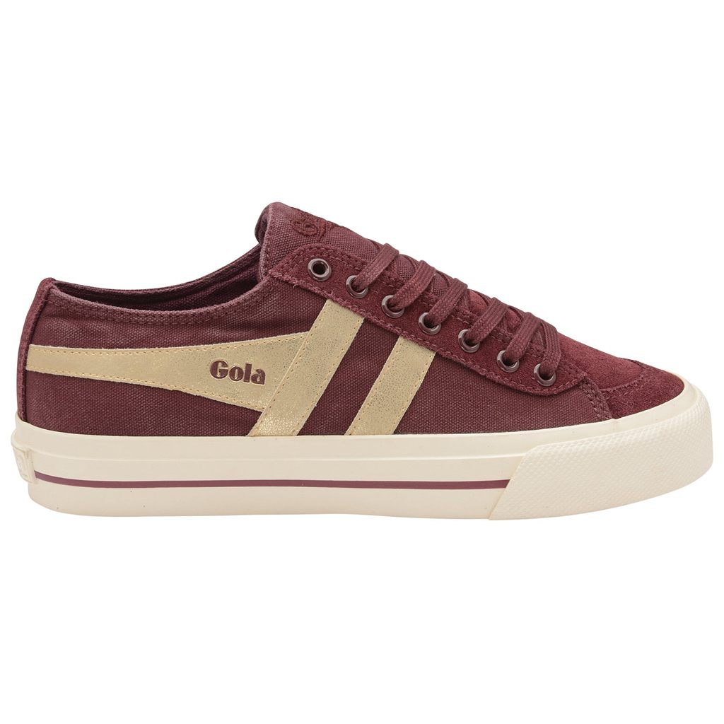 Gola Classics Quota II Mirror Plimsoll Sneakers Gull Norge | LCGZFU-807