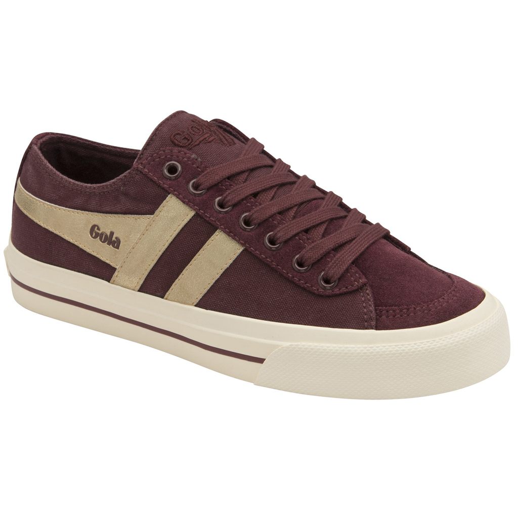 Gola Classics Quota II Mirror Plimsoll Sneakers Gull Norge | LCGZFU-807