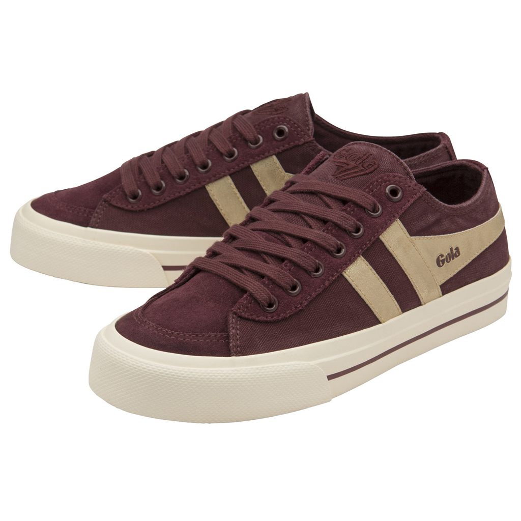 Gola Classics Quota II Mirror Plimsoll Sneakers Gull Norge | LCGZFU-807