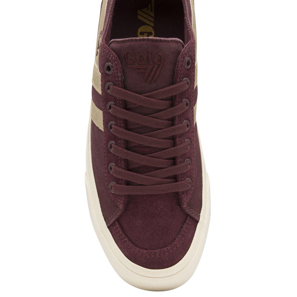 Gola Classics Quota II Mirror Plimsoll Sneakers Gull Norge | LCGZFU-807