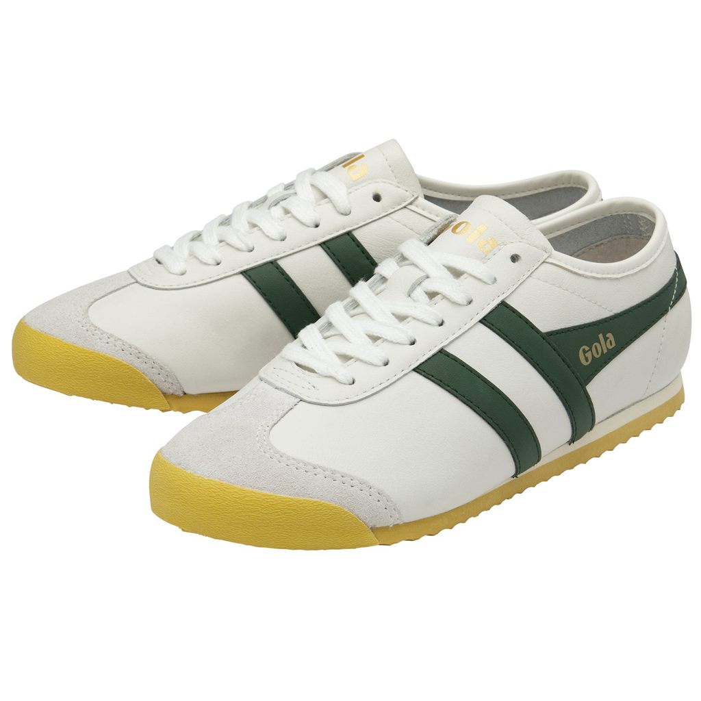 Gola Classics Race Leather Sneakers Hvite Norge | KEFGIQ-496