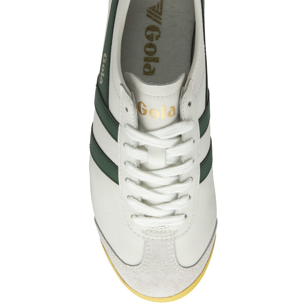 Gola Classics Race Leather Sneakers Hvite Norge | KEFGIQ-496
