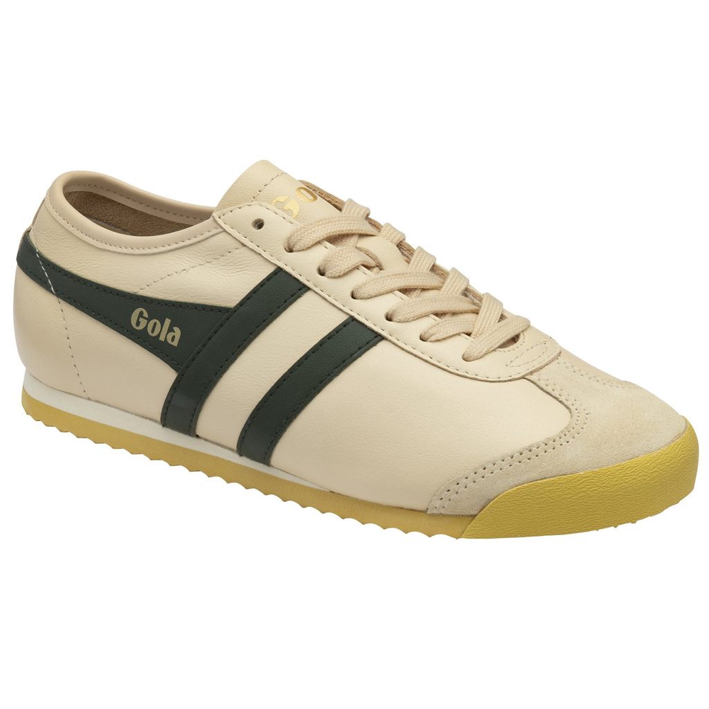 Gola Classics Race Leather Sneakers Mørke Khaki Norge | DFZUKA-934