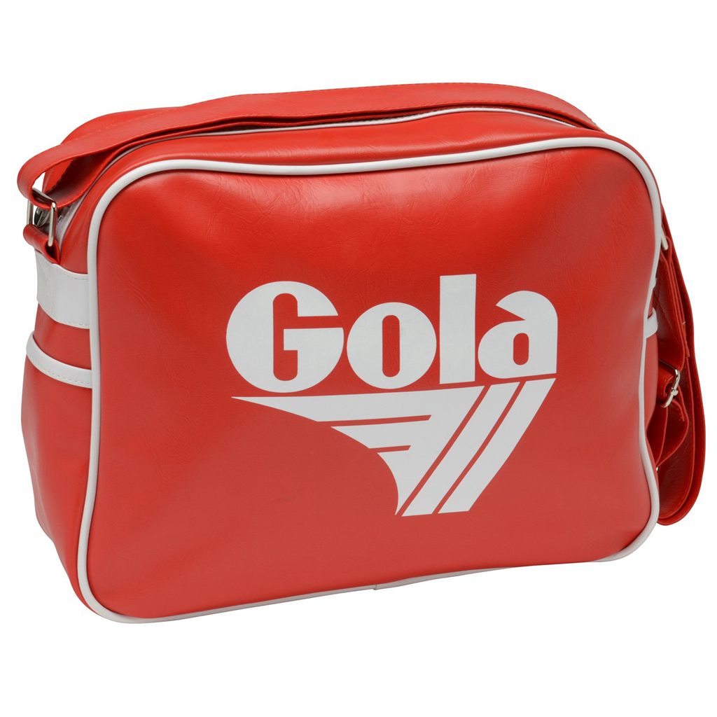 Gola Classics Redford Messenger Bag Rød Hvite Norge | ZOLYWD-673
