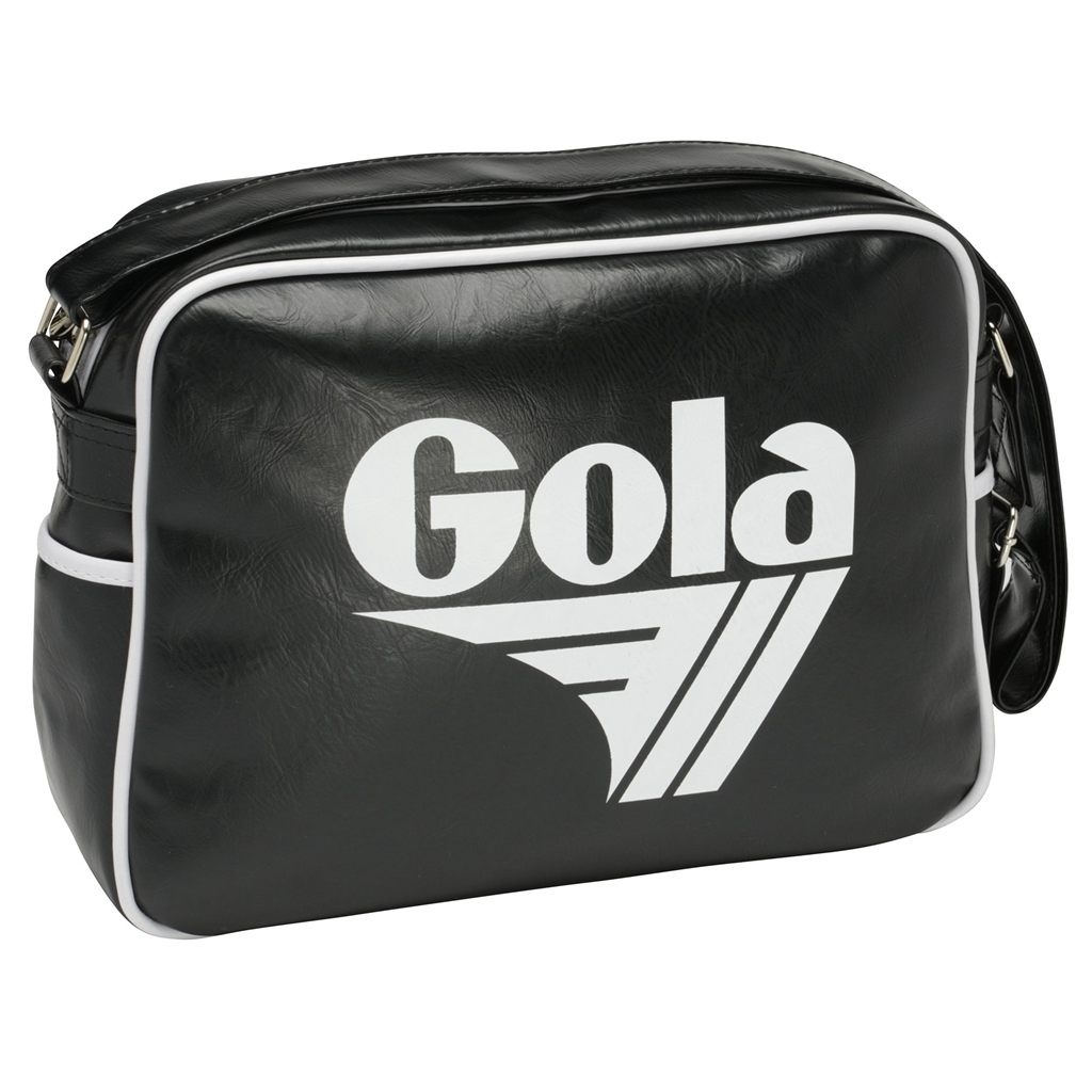 Gola Classics Redford Messenger Bag Svarte Hvite Norge | ZBSNLY-471