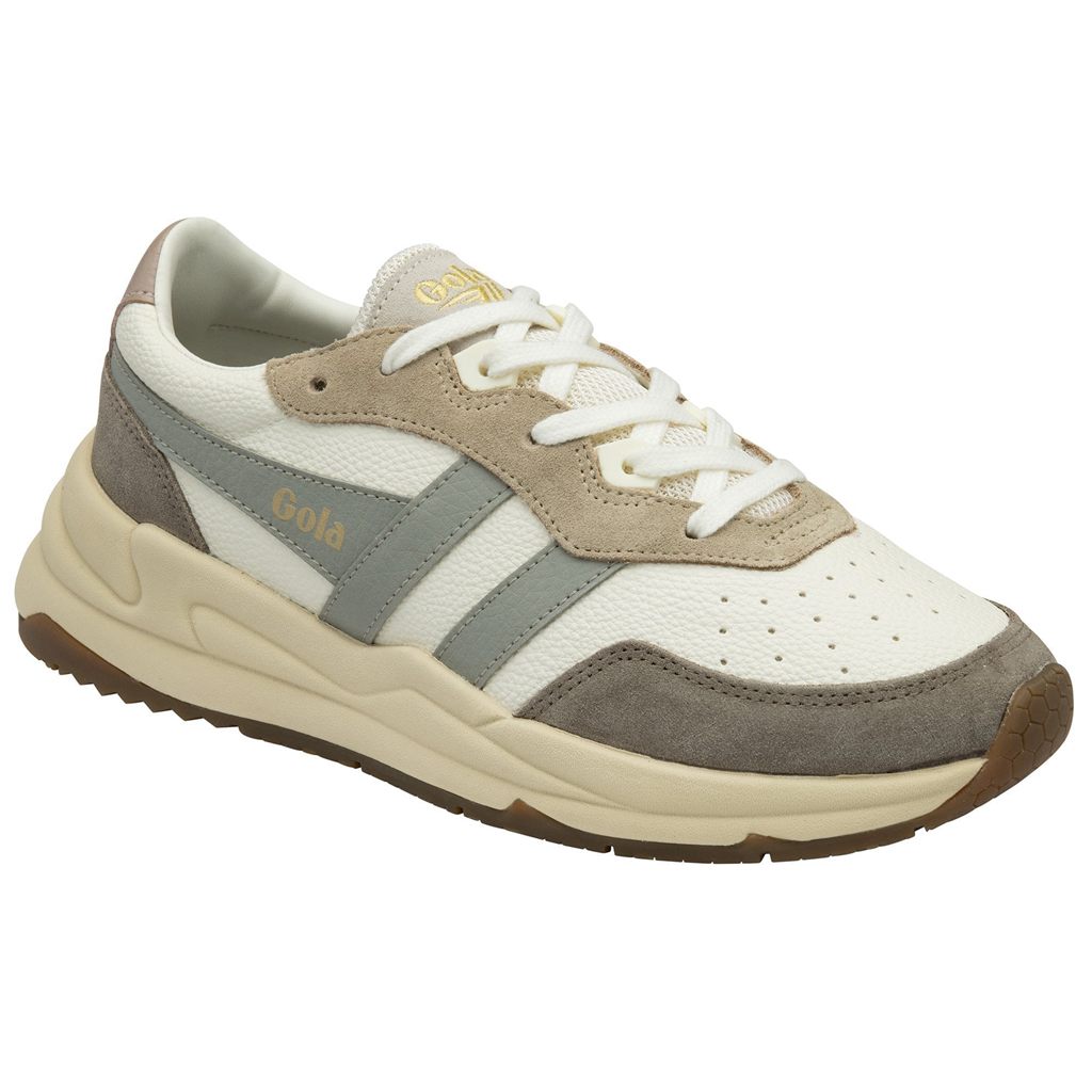 Gola Classics Saturn Quadrant Sneakers Hvite Lyse Grå Norge | WPFJUK-693