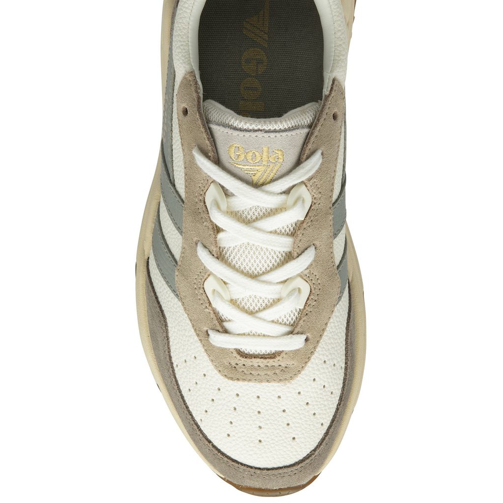 Gola Classics Saturn Quadrant Sneakers Hvite Lyse Grå Norge | WPFJUK-693