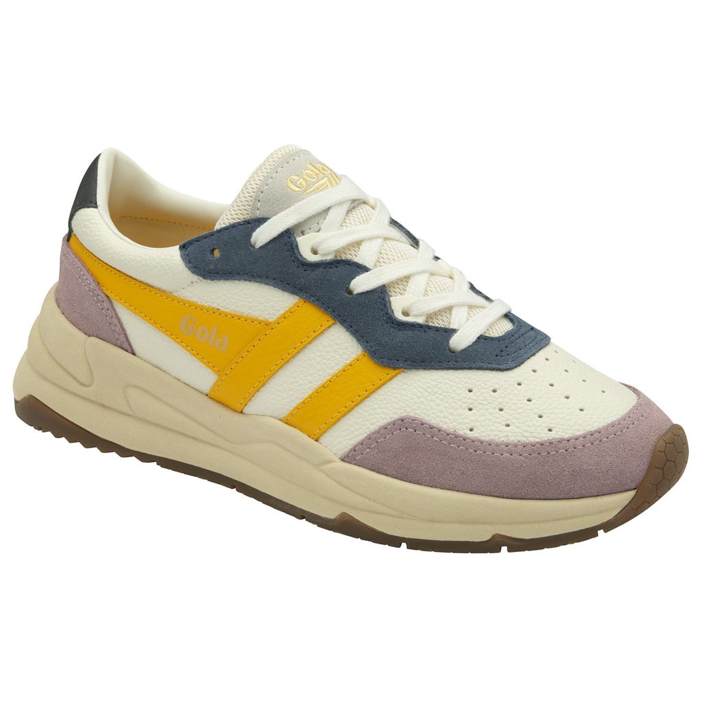 Gola Classics Saturn Quadrant Sneakers Hvite Rosa Norge | PWAJCO-184