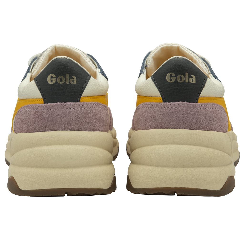 Gola Classics Saturn Quadrant Sneakers Hvite Rosa Norge | PWAJCO-184