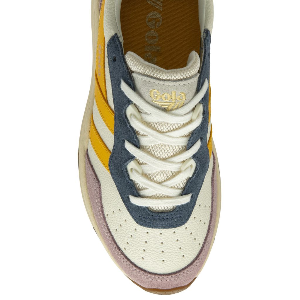 Gola Classics Saturn Quadrant Sneakers Hvite Rosa Norge | PWAJCO-184