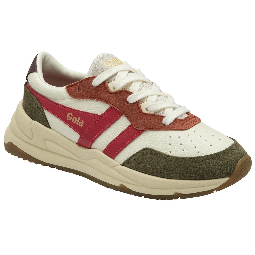 Gola Classics Saturn Quadrant Sneakers Hvite Khaki Norge | IEXZHL-716