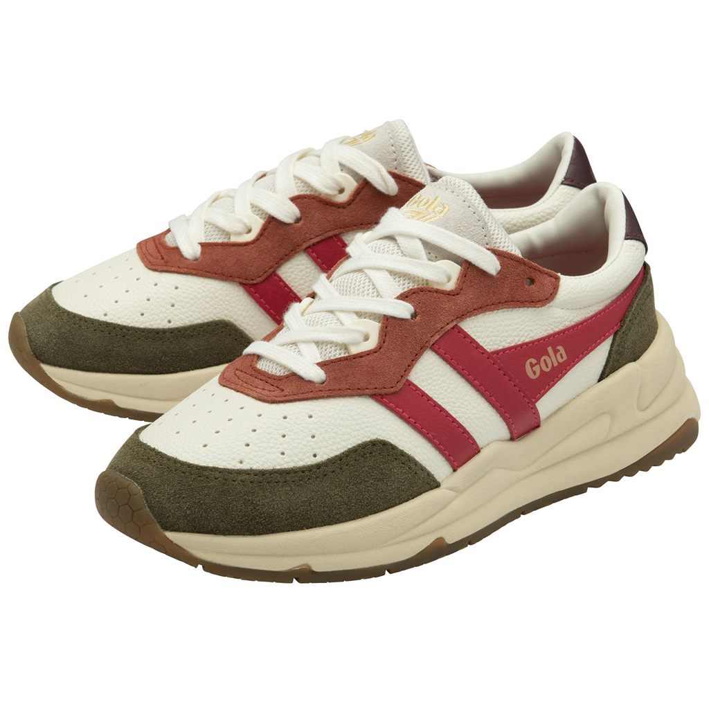 Gola Classics Saturn Quadrant Sneakers Hvite Khaki Norge | IEXZHL-716